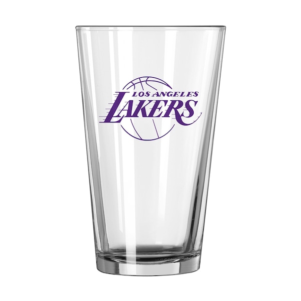 Logo Brands Los Angeles Lakers 16oz Gameday Pint Glass 713-G16P-1 - main